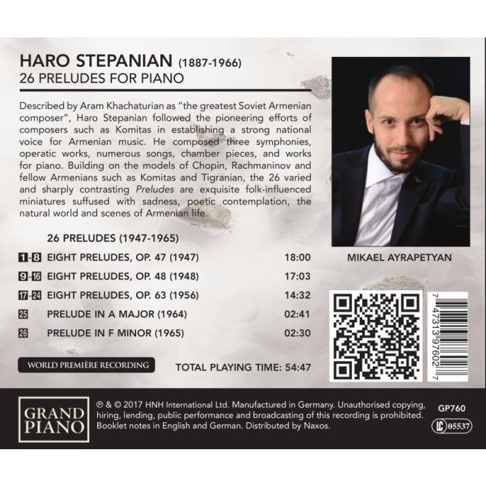 Stepanian: 26 Preludes for Piano - slide-1