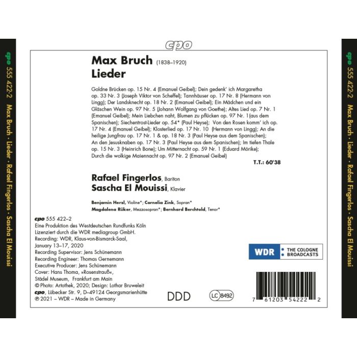 Bruch: Lieder - slide-1