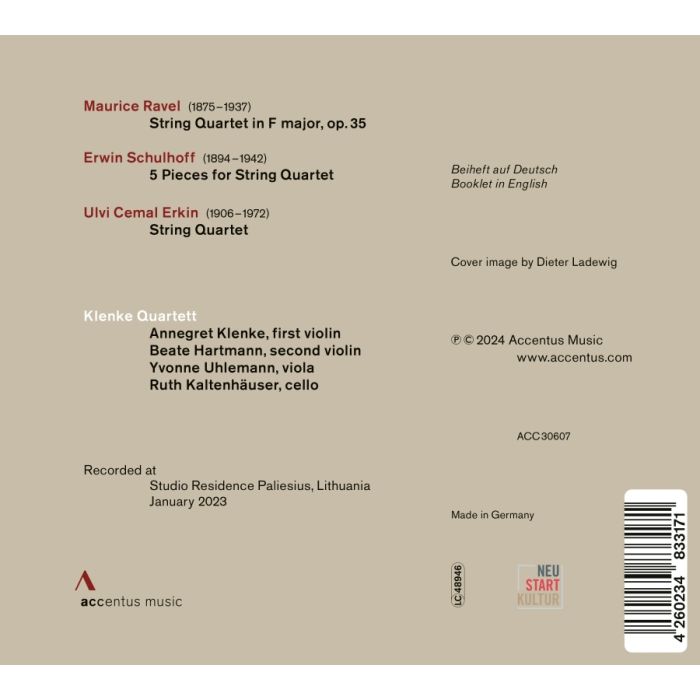 Klenke Quartett - Ravel; Schulhoff; Erkin - slide-1