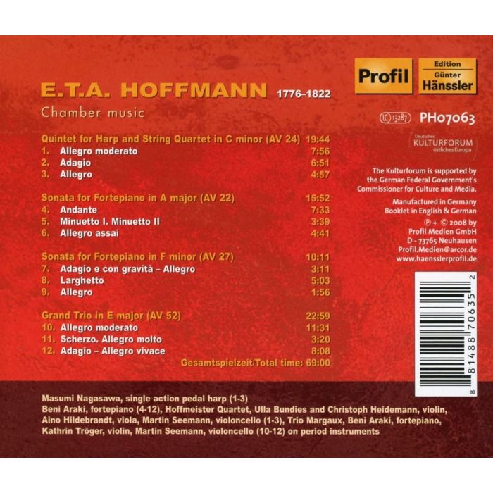 Hoffmann E. T. A.: Chamber music - slide-1