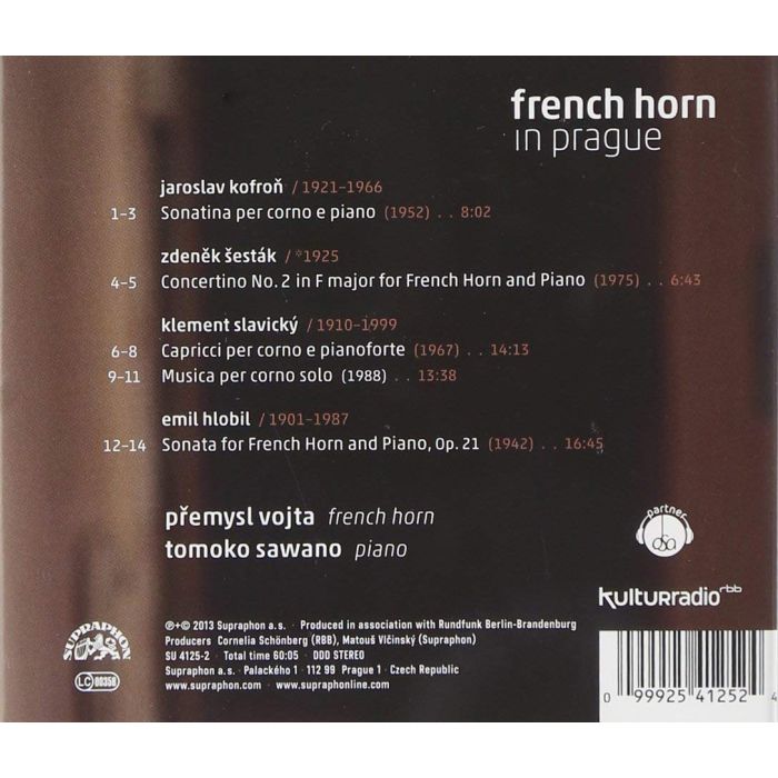 French horn in Prague - Jaroslav Kofron, Zdenek Sestak, Klement Slavicky, Emil Hlobil - slide-1