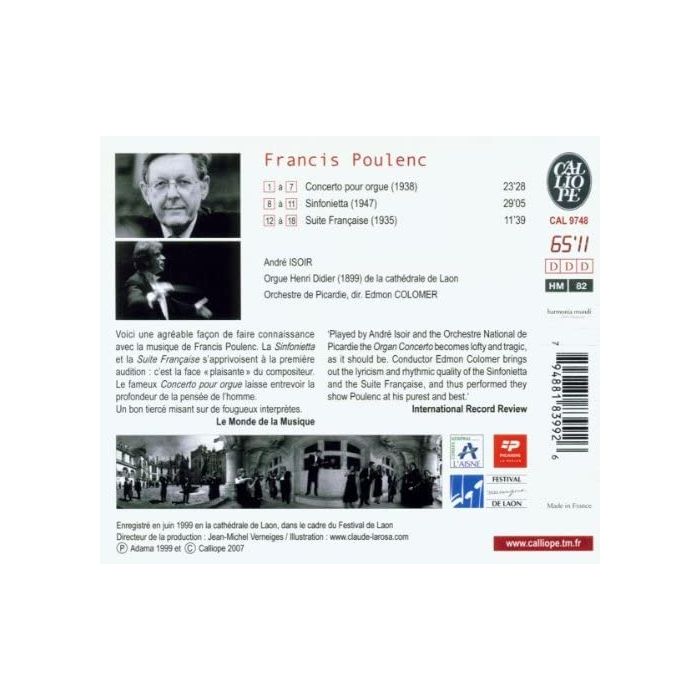 Poulenc: Concerto pour orgue - slide-1