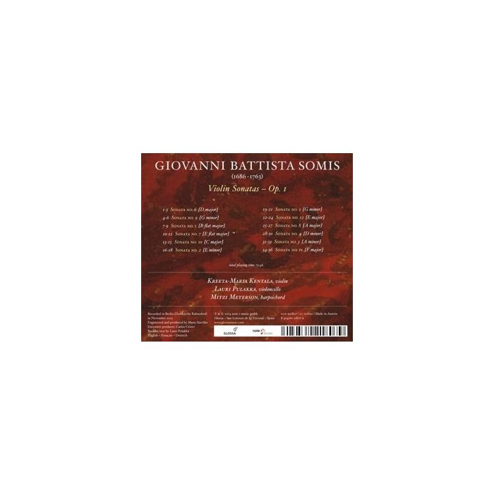 Somis: Violin Sonatas - Op. 1 - slide-1