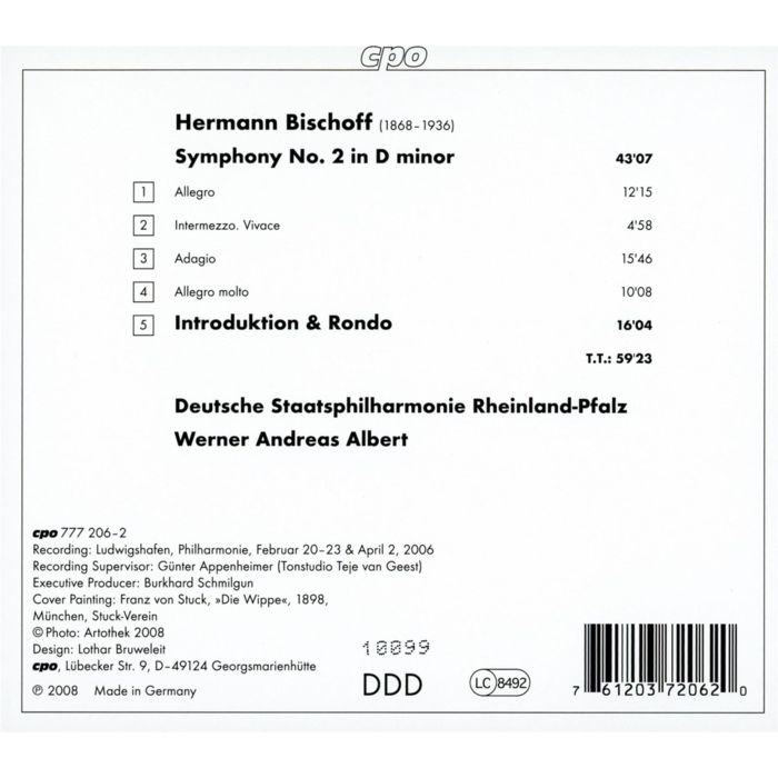 BISCHOFF: Symphony no. 2 - slide-1