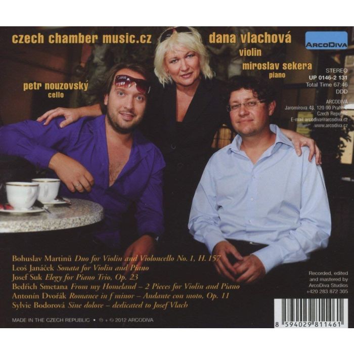 Czech Chamber Music.cz - Martinu, Janacek, Suk, Smetana, Dvorak, Bodorova - slide-1