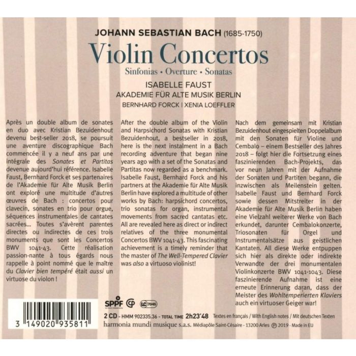  Bach: Violin Concertos, Sinfonias, Overture and Sonatas - slide-1