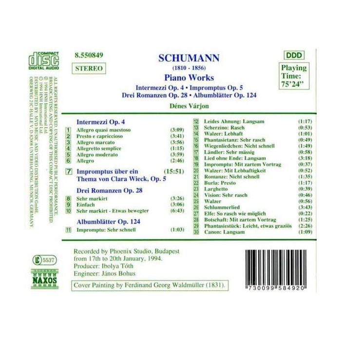 SCHUMANN: Piano Works - slide-1