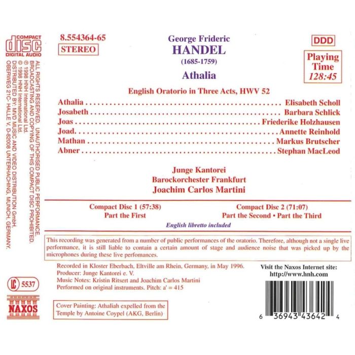 HANDEL: Athalia - slide-1