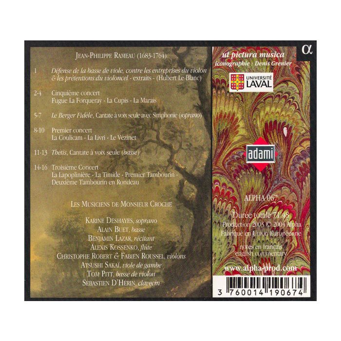 RAMEAU: Le Berger Fidele, Thetis - slide-1