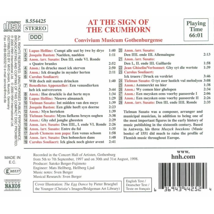 At the Sign of the Crumhorn - Flemish Songs and Dance Music - slide-1