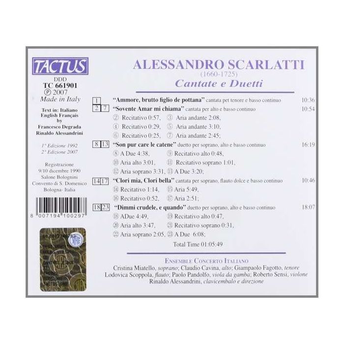 Scarlatti: Cantate e Duetti - slide-1