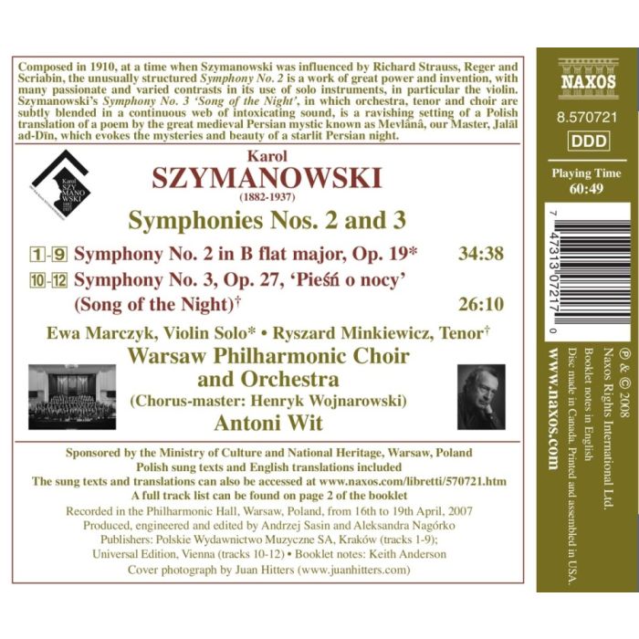 Szymanowski: Symphonies Nos. 2 & 3 - slide-1