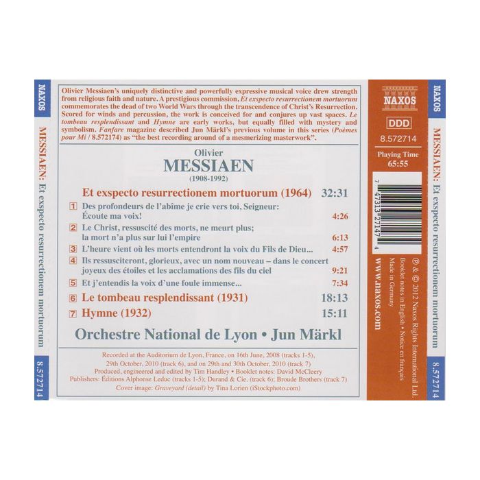 Messiaen: Et exspecto resurrectionem mortuorum, Le tombeau resplendissant, Hymne - slide-1
