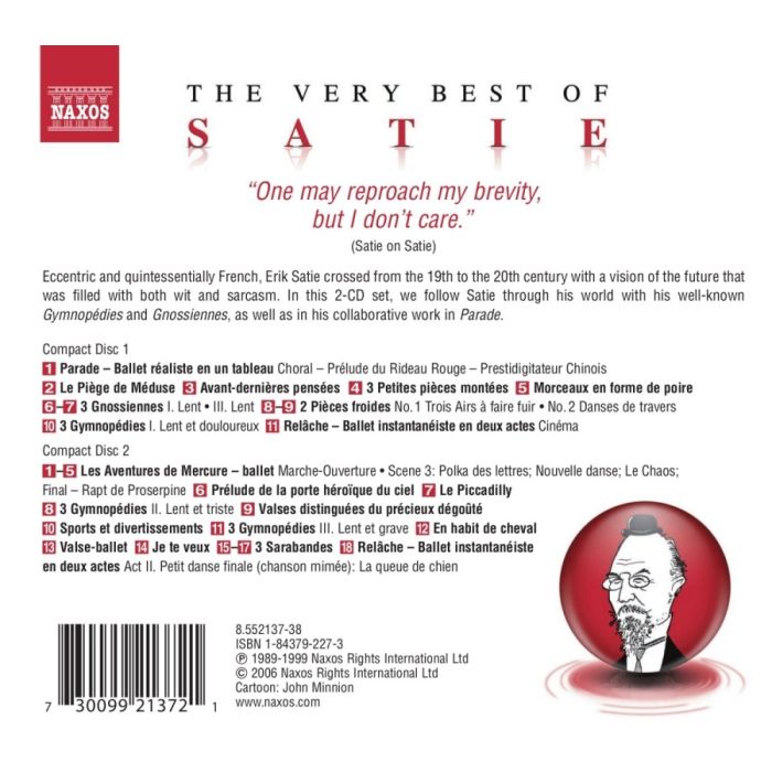 THE VERY BEST OF SATIE - slide-1