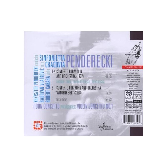 Penderecki: Horn Concerto (światowa premiera fonograficzna), Violin Concerto No.1 - slide-1