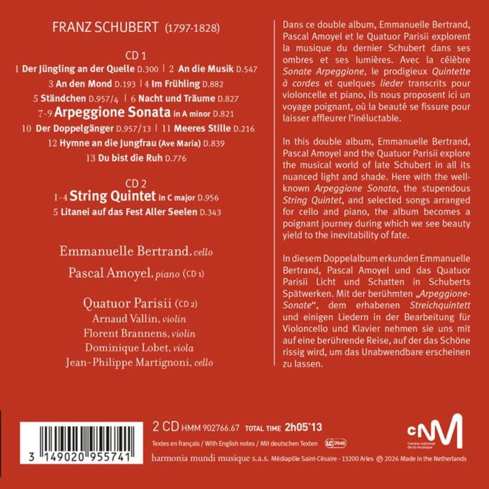 Schubert: String Quintet - Arpeggione Sonata - Lieder - slide-1
