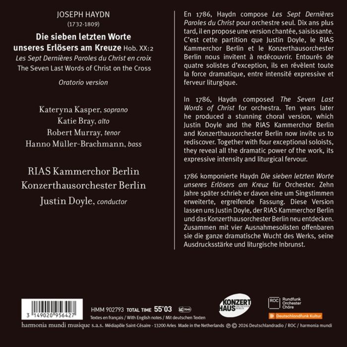 Haydn: Die Sieben Letzten Worte Unseres Erlösers Am Kreuze - slide-1