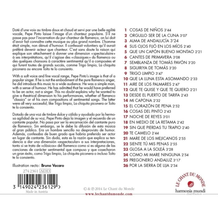 Pepe Pinto: Grands Cantaores Du Flamenco V.24 - slide-1