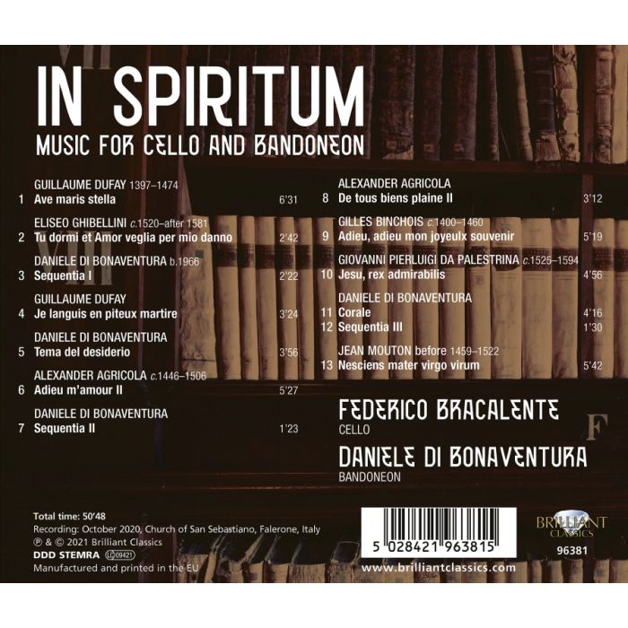 In Spiritum - Music for Cello and Bandoneon - slide-1
