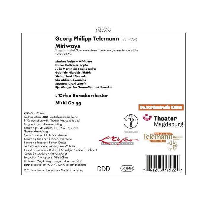 Telemann: Miriways - slide-1