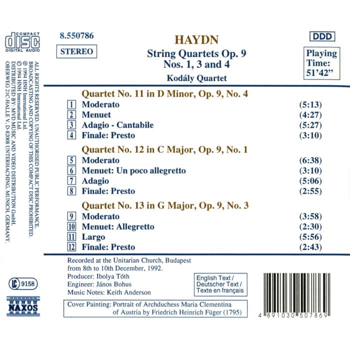 HAYDN: String Quartets op. 9 - slide-1