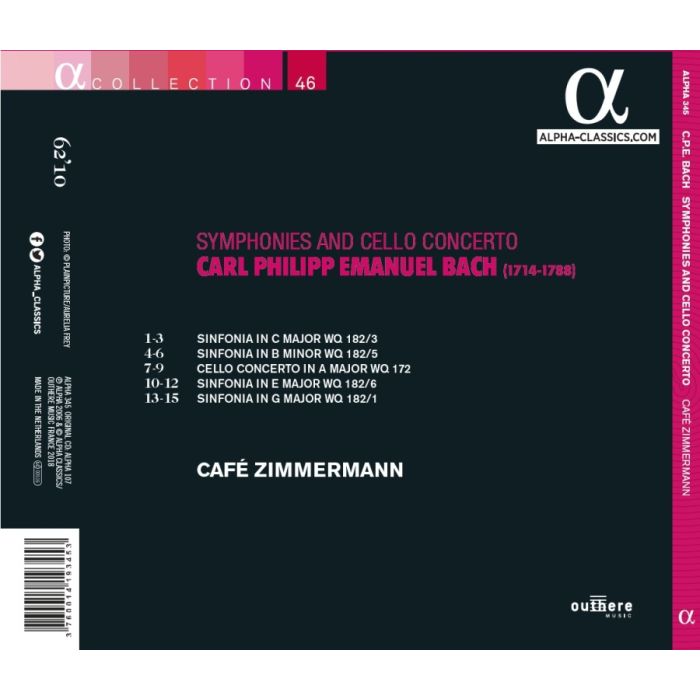 C.P.E. Bach: Symphonies and Cello Concerto - slide-1