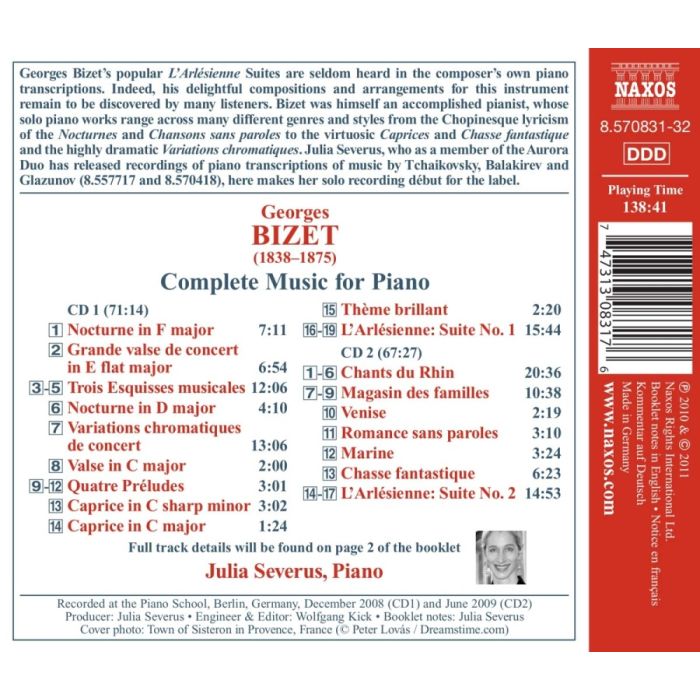Bizet: Complete Music for Solo Piano - slide-1