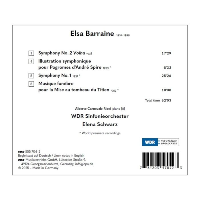 Barraine: Symphonies 1 & 2 - slide-1