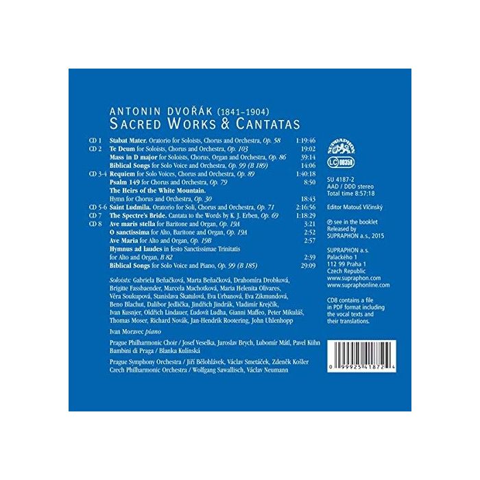 Dvorak: Sacred Works & Cantatas - slide-1