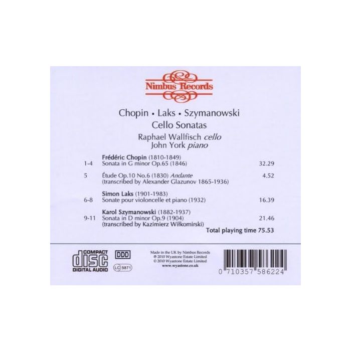 CHOPIN: Cello Sonatas - slide-1