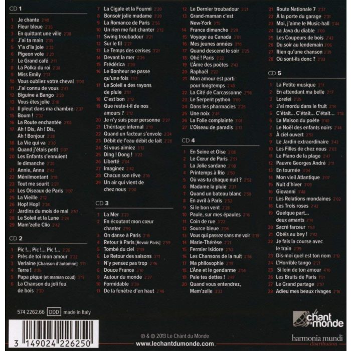 Trenet Charles: Portrait (5 CD) - slide-1