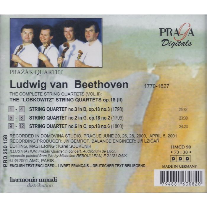 Beethoven: String Quartets vol. 2 - slide-1