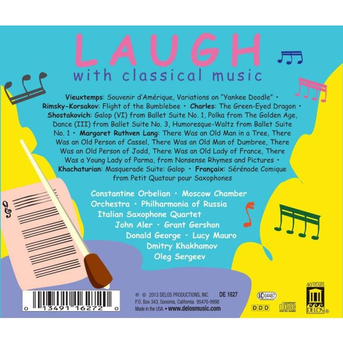 Laugh With Classical Music -  Vieuxtemps, Rimsky-Korsakov, Shostakovich, Khachaturian, Françaix, ... - slide-1