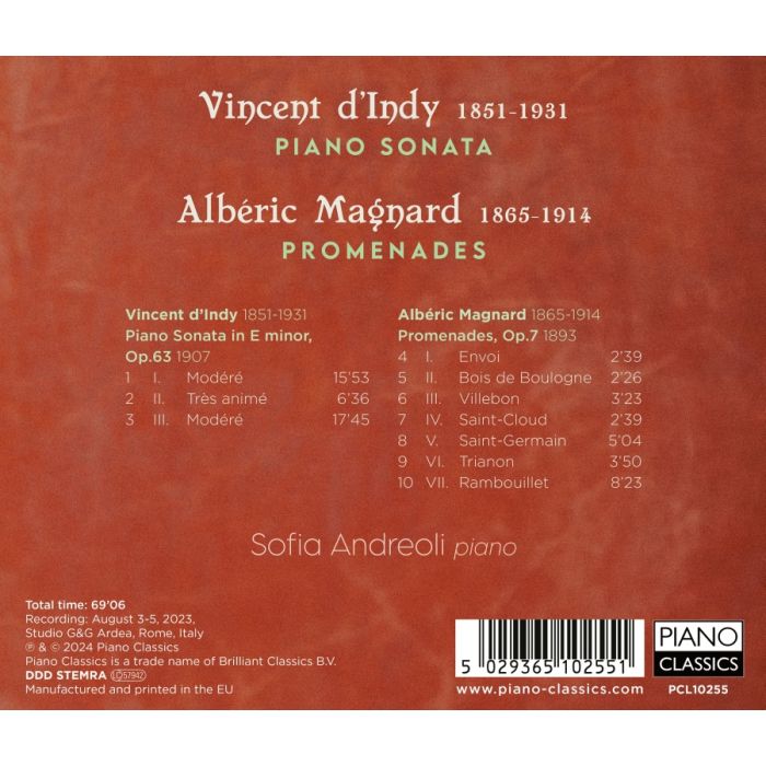 D'Indy & Magnard: Piano Sonata & Promenades - slide-1