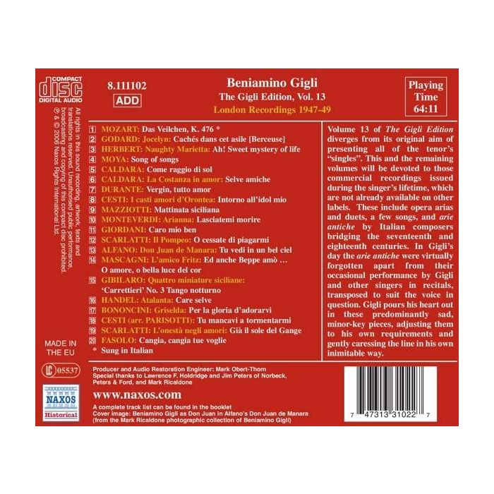 Gigli Edition, Vol. 13: London Recordings (1947-1949) - slide-1