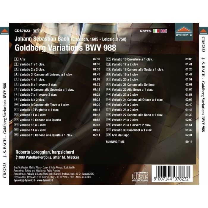 Bach: Goldberg Variations BWV988 - slide-1