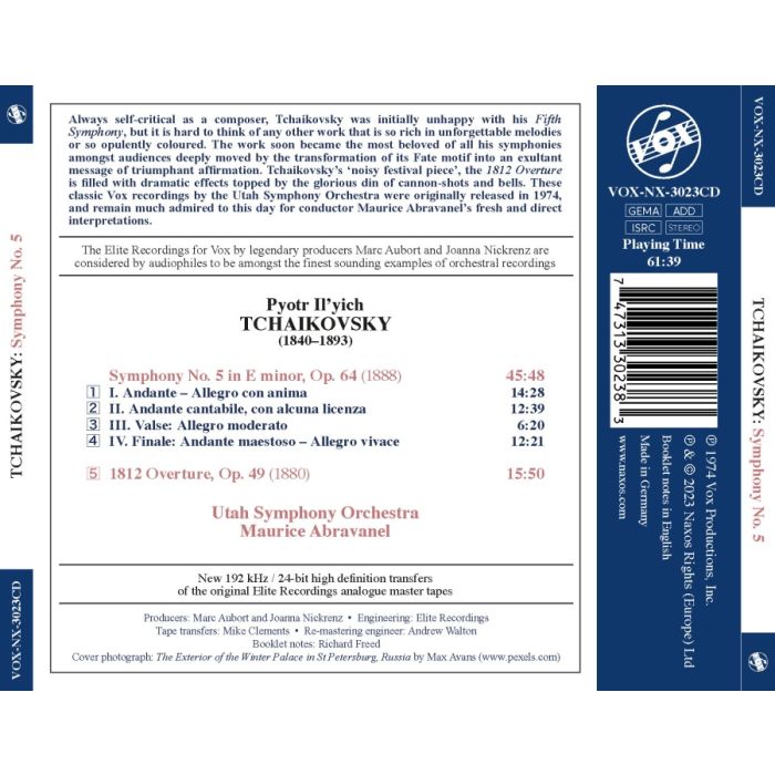 Tchaikovsky: Symphony No. 5; 1812 Overture - slide-1