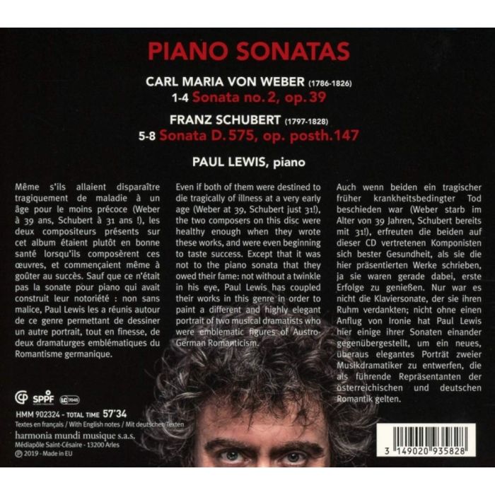 Weber & Schubert: Piano Sonatas - slide-1