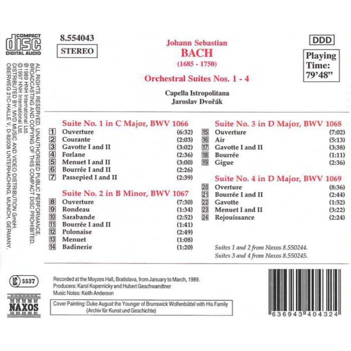 BACH: Orchestral Suites - slide-1