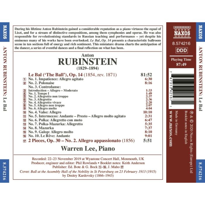 Rubinstein: Le Bal - slide-1