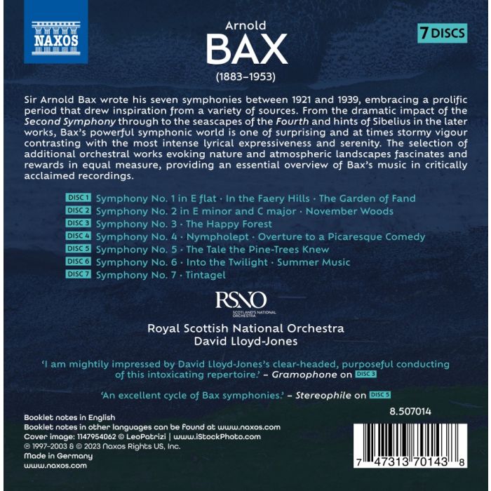 Bax: Complete Symphonies and Other Orchestral Works - slide-1