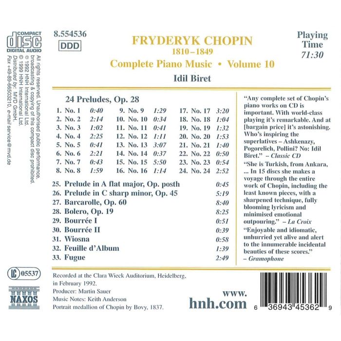 CHOPIN: Piano Music - Preludes - slide-1