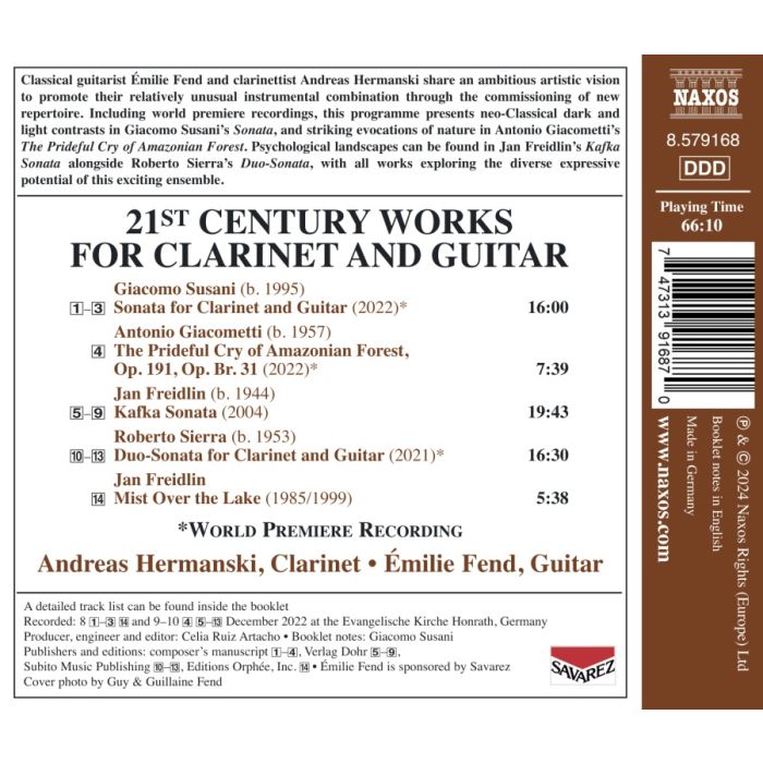 21st Century Works for Clarinet and Guitar - slide-1