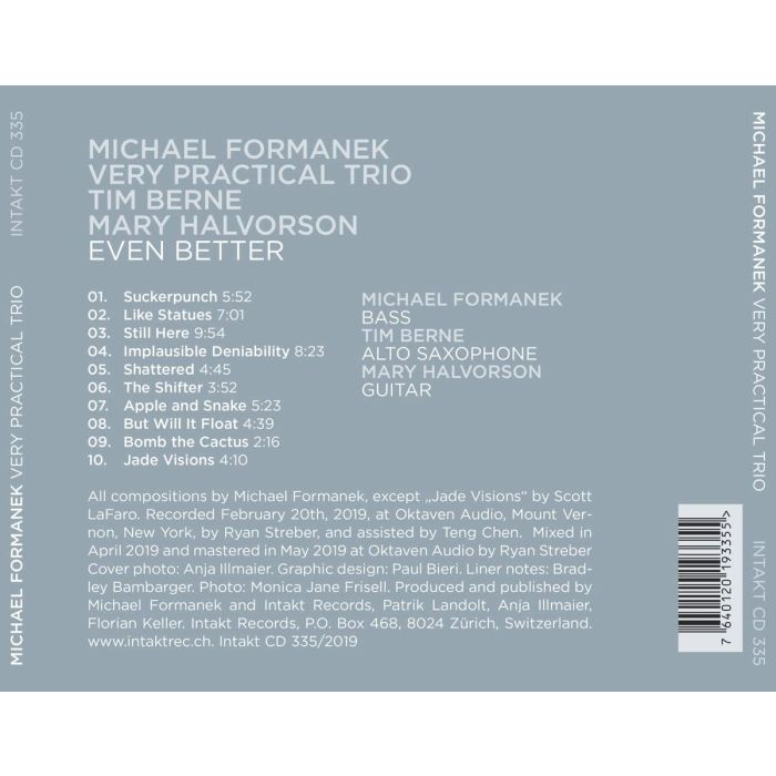 Michael Formanek Very Practical Trio/Berne/Halvorson: Even Better - slide-1