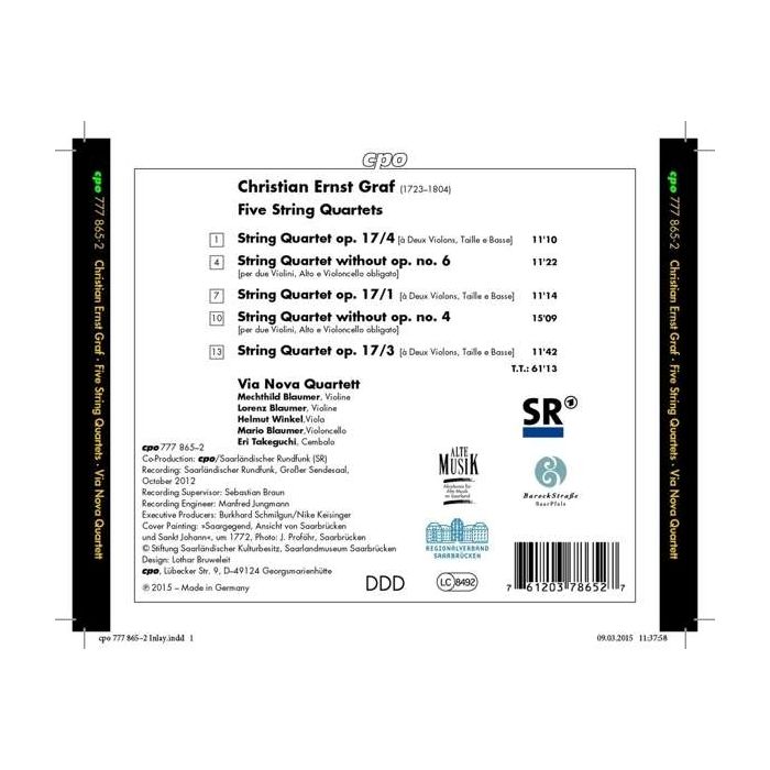 Graf: Five String Quartets - slide-1