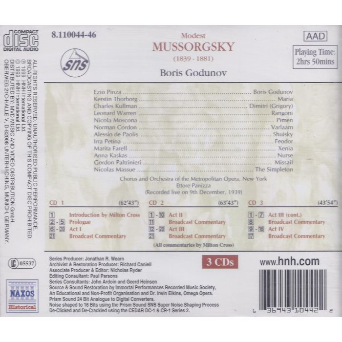 MUSSORGSKY: Boris Godunov - slide-1
