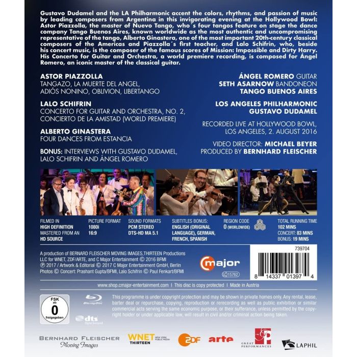 Tango under the Stars - Piazzolla, Schifrin, Ginastera - slide-1
