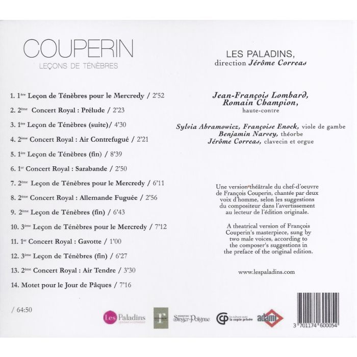 Couperin: Leçons de Ténèbres - slide-1
