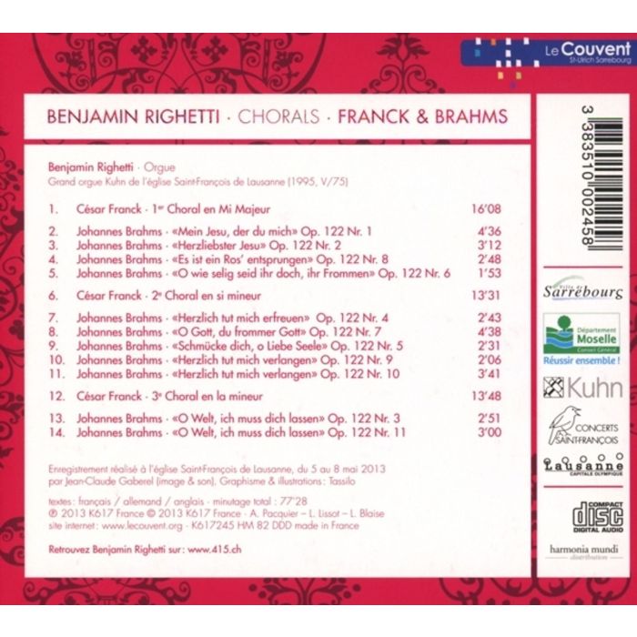 Franck & Brahms: Chorals - slide-1