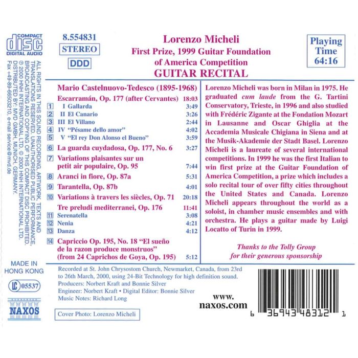 GUITAR RECITAL - MICHELI L. - slide-1